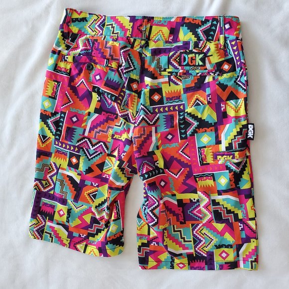 DGK Skateboarding Size 34 Men's Shorts Neon Loud - Picture 3 of 14
